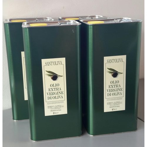 Conf. 4 lattine LT 5 - Sant'Oliva Olio extra vergine di oliva