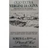 Label 5 liters can of Piandiscò Extra Virgin Oil
