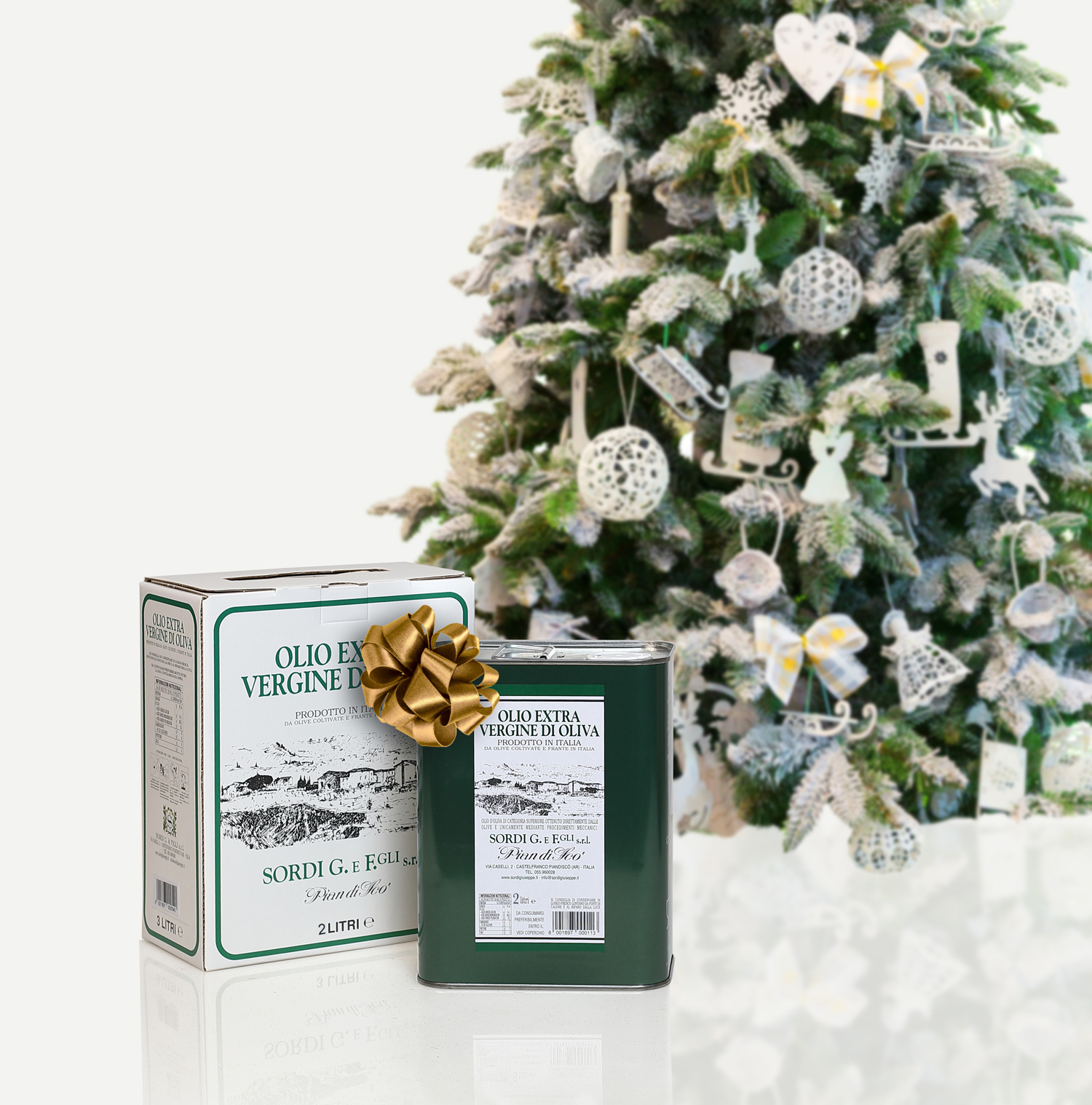 N.1 Lattina Lt 2 Olio extra vergine di oliva 100% Italia Piandisco Raccolto 2025-2026
